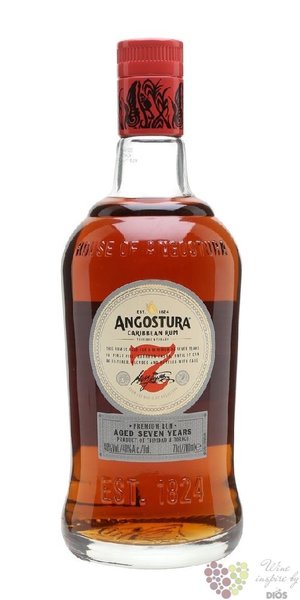 Angostura  Dark  aged 7 years rum of Trinidad &amp; Tobago 40% vol.   0.70 l
