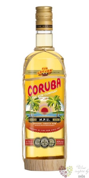 Coruba  NPU Dark  aged Jamaican rum 40% vol.  0.70 l