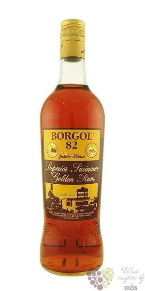Borgoe 82 aged Suriname rum 38% vol.  0.20 l