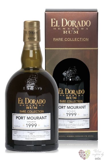 el Dorado Rare collection 1999  Port Mourant  unique rum of Guyana by Demerara 61.4% vol.0.70 l