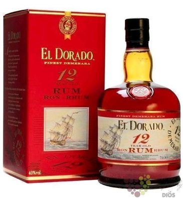 El Dorado aged 12 years Guyana rum 40% vol. 0.70 l