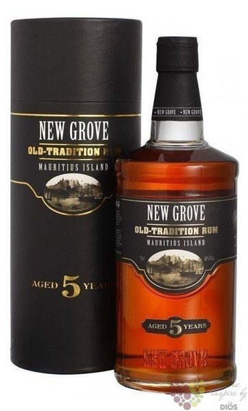 New Grove  Old Tradition  aged 5 years Mauritian rum 40% vol.  0.70 l