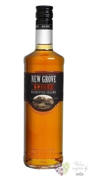 New Grove  Spiced  flavored rum of Mauritius 37.5% vol.  0.70 l
