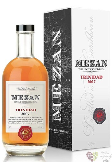 Mezan Single distilery 2007  Spirimonde  aged Trinidad rum 46% vol. 0.70 l