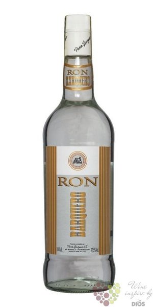 Barquero  Superior blanco  white Caribbean rum of Spain 37.5% vol.  1.00 l
