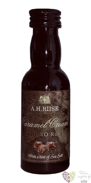 A.H. Riise  Sea salt &amp; Caramel  Carribean rum cream liqueur 17% vol.  0.05 l