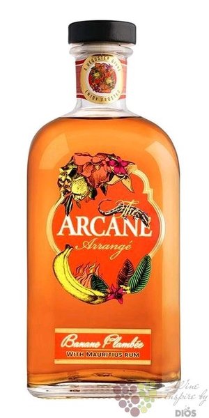 Arcane Arrange  Banane Flambe  flavored Mauritian rum 40% vol.  0.70 l