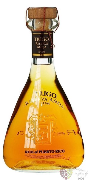 Trigo  Reserva anejo  aged Puerto Rican rum 40% vol.    0.70 l