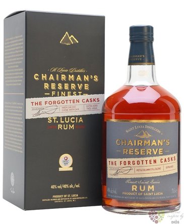 Chairmans  the Forgotten casks  aged rum of St. Lucia distillers 40% vol.  0.70 l