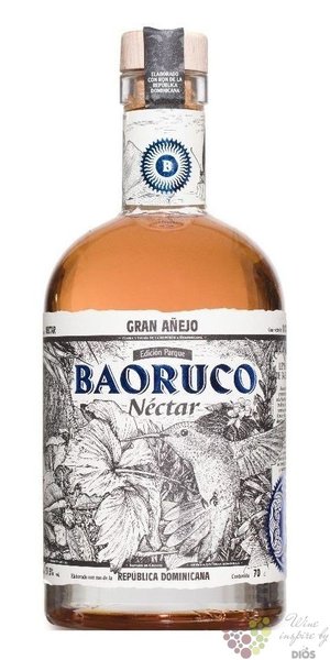 Baoruco Parque edicion limitada  Nectar  flavored Dominican rum 37.5% vol.  0.70 l