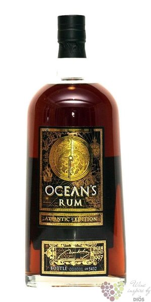 Oceans  Atlantic edition 1997  blended Caribbean rum 43% vol.  1.00 l