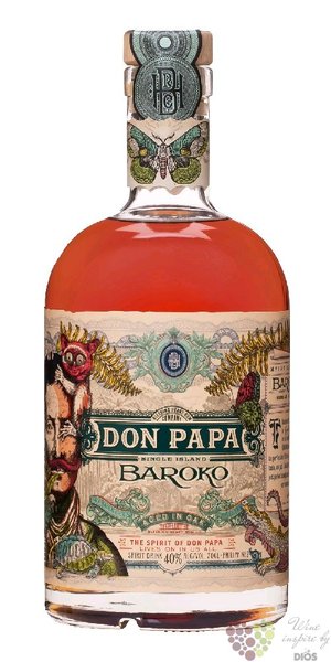 Don Papa  Baroko  aged Filipinian rum 40% vol.  0.70 l