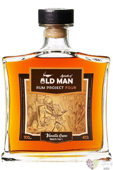 Old Man  Project 4. Vanilla cane  aged Caribbean rum 40% vol.    0.70 l