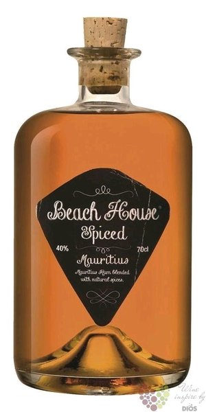 Beach House  Spiced  flavoured Mauritian rum 40% vol.  0.20 l