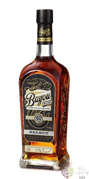 Bayou  Select  aged American rum 40% vol.  1.00 l