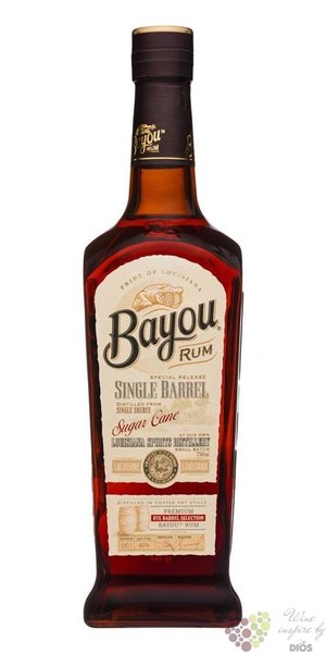 Bayou special release  Single Barrel  aged American rum 40% vol.  0.70 l