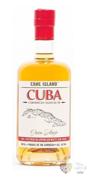 Cane Island  Xo gran anejo  aged Cuban rum 40% vol.  0.70 l