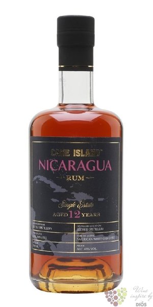 Cane Island single estate  Licorea  aged 12 years Nicaraguan rum 43% vol.  0.70 l