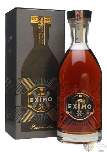 Facundo  Eximo X  aged 10 years Bahamas rum by Bacardi 40% vol.  0.70 l