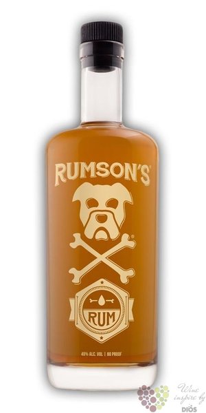 Rumsons  Original  aged caribbean rum 40% vol.  0.75 l