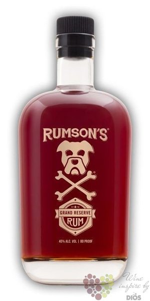 Rumsons  Grand reserve  aged caribbean rum 40% vol.  0.70 l