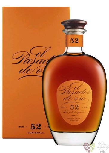 el Pasador de Oro  52  aged Guatemalan rum 52% vol. 0.70 l