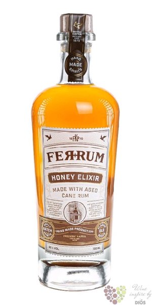 FerRum  Elixir Honey  flavoured Caribbean rum 35% vol.  0.70 l