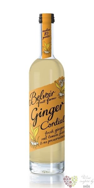 Belvoir cordial  Ginger  English coctail syrup 00% vol.    0.50 l