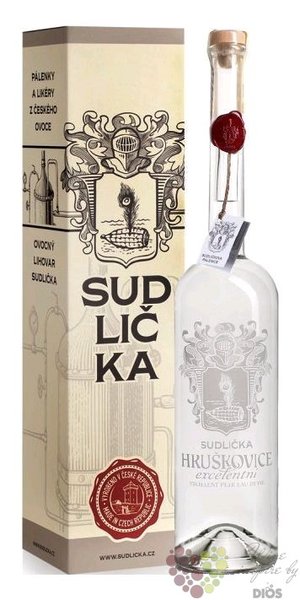 Sudlikova Hrukovice drkov gift box czech fruits brandy 50% vol.  1.50 l