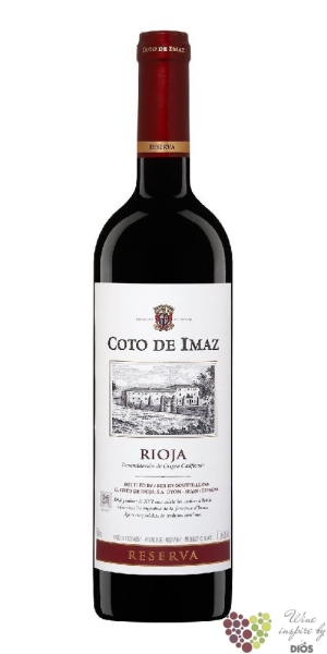 Rioja Reserva  Coto de Imaz  DOCa 2011 bodegas el Coto de Rioja  0.75 l