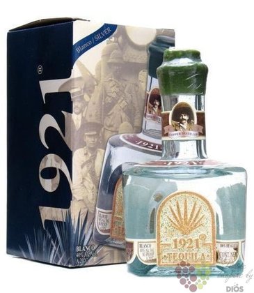 1921  Blanco  100% of Blue agave Mexican tequila 40% vol.    0.70 l
