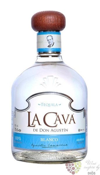 la Cava de Don Agustin  Blanco  pure Blue agave Mexican tequila 38% vol.  0.70 l