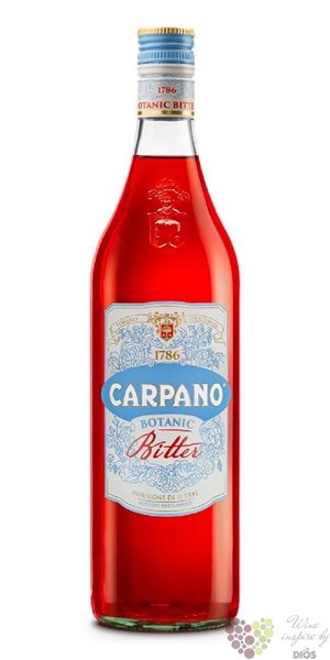 Carpano  Botanical Bitter  new generation unique Italian liqueur 25% vol.  1.00 l