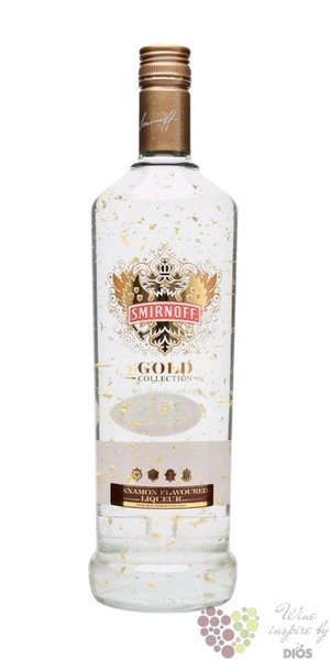 Smirnoff  Gold cinnamon  triple distilled flavored Russian vodka 37.5% vol. 1.00 l