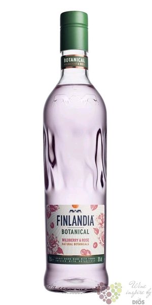 Finlandia Botanical  Wildberry &amp; Rose  flavored Finland vodka 30% vol.  0.70 l