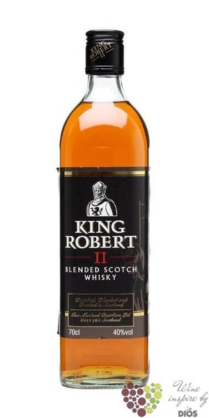 King Robert II blended Scotch whisky by Ian MacLeod 43% vol.    1.00 l