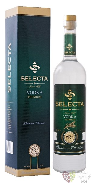 Radamir  Selecta  premium Belarusian vodka Gomel distillery 40% vol. 0.70 l