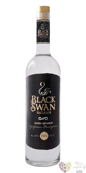Radamir  Black Swan  premium Belarusian vodka Gomel distillery 40% vol. 0.50 l