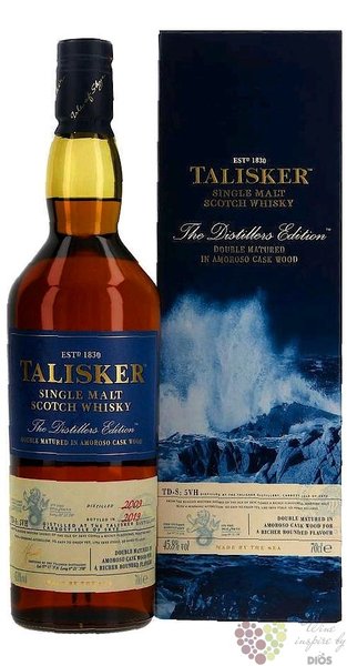 Talisker 2009  Distillers edition 2019  single malt Skye whisky 45.8% vol.  0.70 l