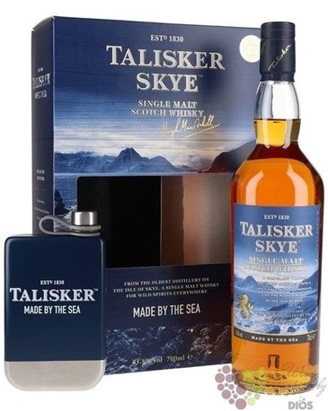 Talisker  Skye  flask set single malt Skye whisky 45.8% vol.  0.70 l