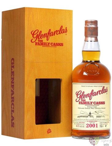 Glenfarclas 2001  Familly cask Summer 2020  single malt Speyside whisky 56.5% vol.  0.70 l
