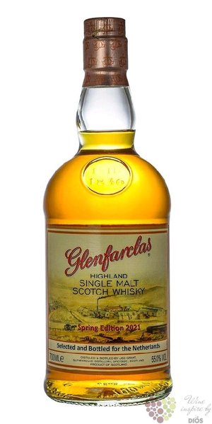 Glenfarclas  Spring edition 2021  single malt Speyside whisky 55% vol.  0.70 l