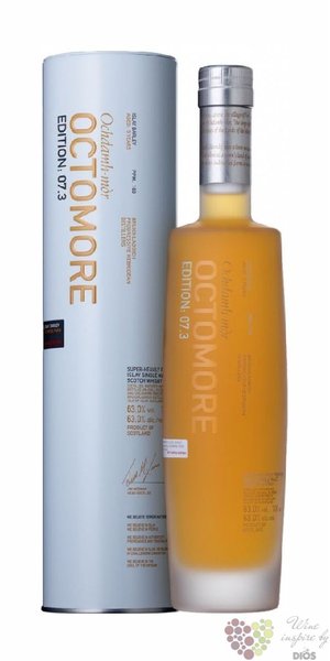 Octomore Islay Barley  edition 7.3 169 ppm  Islay whisky by Bruichladdich 63% vol.   0.70 l