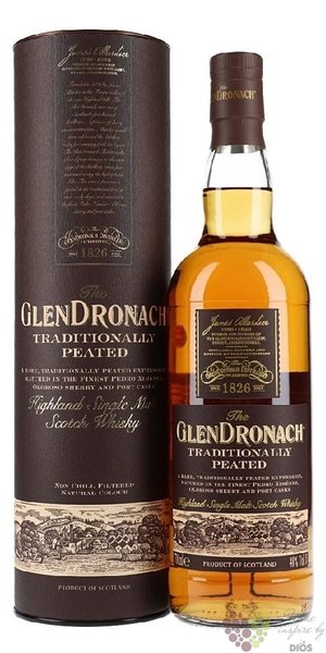 GlenDronach  Traditionally Peated  Highland whisky 48% vol.  0.70 l