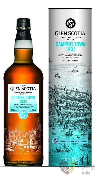 Glen Scotia  Campbeltown 1832  Campbeltown single malt whisky 46% vol.  1.00 l