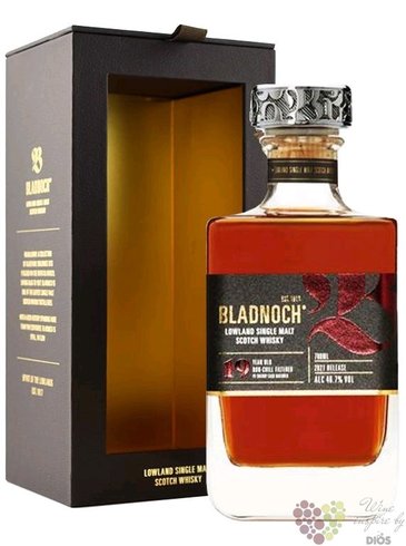 Bladnoch  Pedro Ximnez cask  aged 19 years Lowlands whisky 46.7% vol.  0.70 l