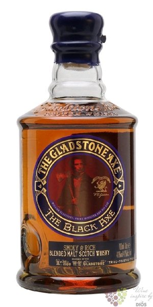 Gladstone AXE  the Black Axe  blended malt Scotch whisky 41% vol.  0.70 l