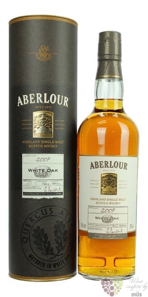 Aberlour  White oak  2007 single malt Speyside whisky 40% vol. 0.70 l