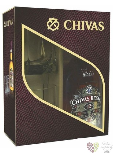 Chivas Regal 12 years old 2 glass pack ed.2012 premium Scotch whisky 40% vol. 0.70 l