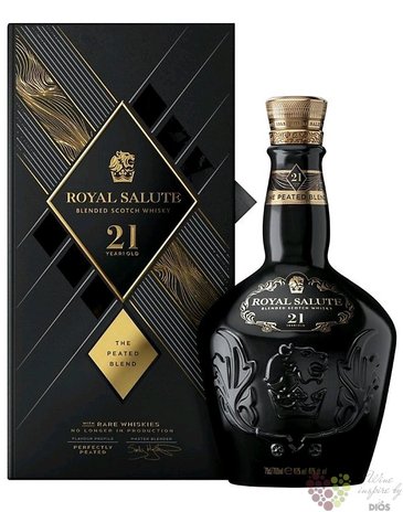 Chivas Regal Royal Salute  the Peated blend  aged 21 years Scotch whisky 40% vol.  0.70 l